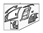 4883909AJ - Body: Uniside Assembly for Dodge: Dakota Image