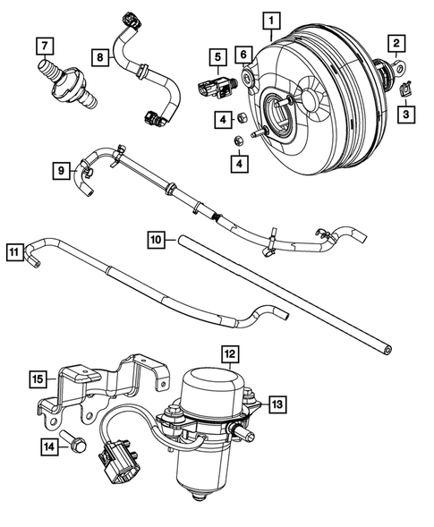 Power Brake Booster for 2023 Dodge Charger #0