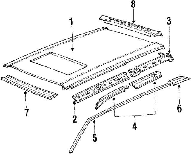 445853703D01C - Body: Molding for Audi Image