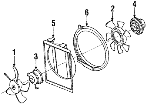 Condenser, Compressor & Lines for 1994 Subaru Loyale #2