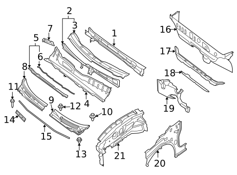 Cowl for 2010 Nissan Sentra #0