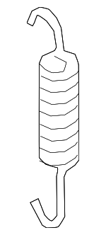 5834528000 - Brakes: Adjust Arm Tension Spring for Hyundai: Accent, Elantra, Tiburon, Venue Image