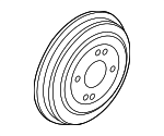 584113X000 - Brakes: Brake Drum for Hyundai: Elantra, Venue Image