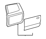 670040C122 - Body: Door Shell for Toyota: Tundra Image