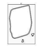 678720C050 - Body: Surround Weather-strip for Toyota: Tundra Image
