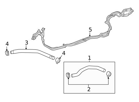 Hoses & Pipes for 2019 Cadillac CT6 #0