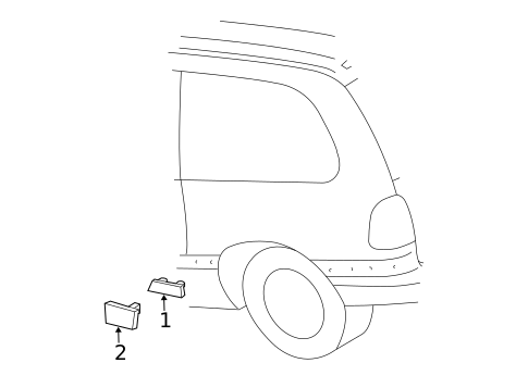 Exterior Trim - Side Panel for 2002 Chrysler Town & Country #0