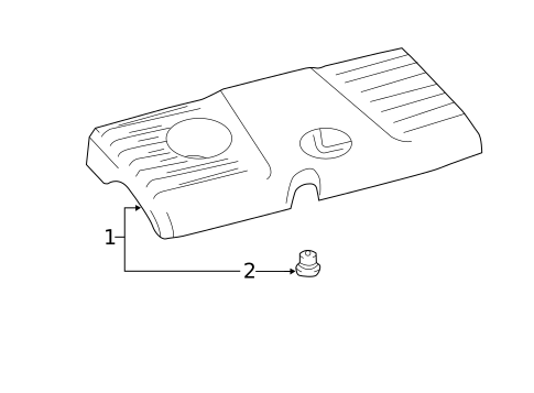 Engine Appearance Cover for 2016 Lexus CT200h #0