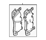 95C698151 - : Brake Pads for Porsche: Macan Image