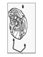95C615123AP - : Caliper Without Brake Pads for Porsche: Macan Image