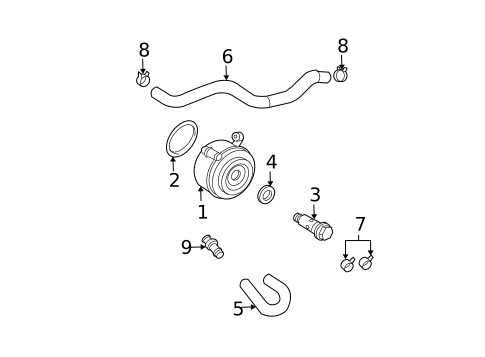 Oil Cooler for 1996 Toyota Tacoma #0