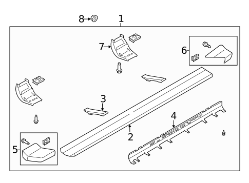 Running Board for 2022 Ford F-350 Super Duty #4