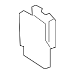 31403113 - Body: Seat Belt Guide Clip for Volvo: C40 Recharge, EC40, S60, S90, V60, V60 Cross Country, V90, V90 Cross Country, XC40, XC40 Recharge, XC90 Image