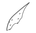 80300JA000 - Body: Door Glass for Nissan Image