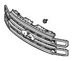 PC3Z8200HC - Body: Grille for Ford Image
