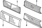 5310122160 - Body: Grille for Toyota: Cressida Image
