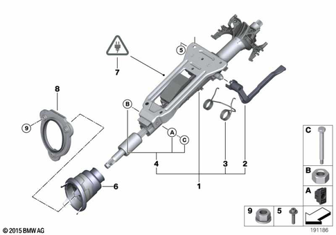 Steering Column for 2014 BMW Z4 35i #0
