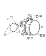 68752055AA - Brakes: Vacuum Pump Gasket for Jeep: Renegade Image