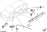 63317911643 - Lighting: Optical Fiber Door Opener, Right for BMW Image
