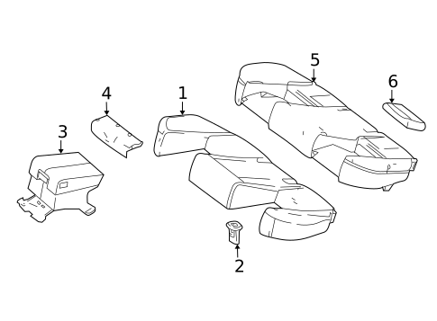 Rear Seat Components for 2010 Mercedes-Benz C63 AMG #2