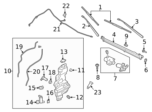 Wiper & Washer Components for 2018 Lincoln Navigator #0