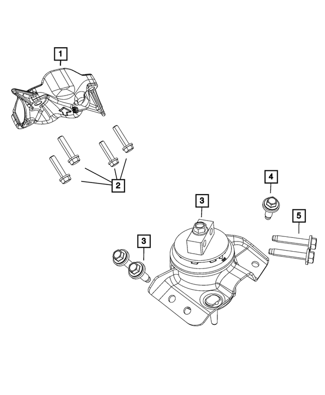 6102019 - Engine: Hex Head Bolt And Washer for Mopar Image