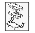89A10S8530UBV - : Cushion Assembly for Hyundai Image
