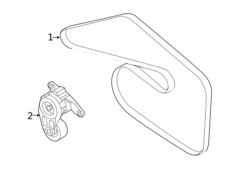 Belts & Pulleys for 2007 Saab 9-3 #0