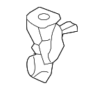 5Q0813727C - Body: Mount Bracket for Volkswagen Image