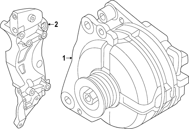 7K903028 - Electrical: Alternator for Audi Image
