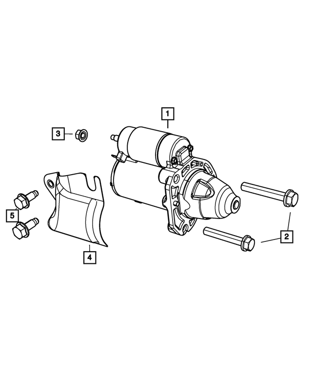 6101986 - Electrical: Hex Head Screw And Washer for Mopar Image image