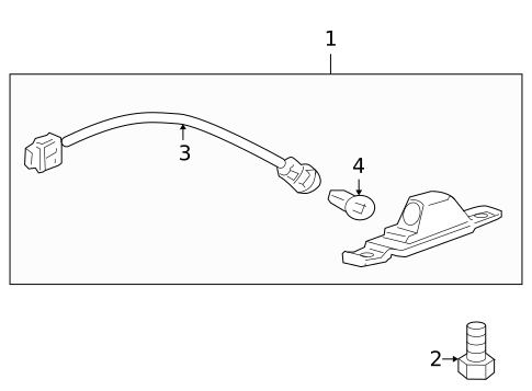 License Lamps for 2009 Pontiac G6 #0