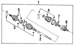 3970470A60 - : Axle Shaft for Nissan Image