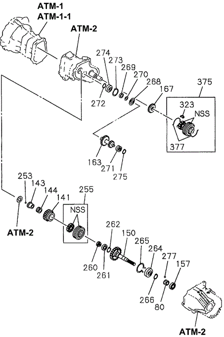 AT Transmission Gears for 1997 Acura SLX #0