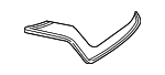 2157500198 - Body: Weatherstrip for Mercedes-Benz Image