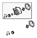 6K903024E - Electrical: Alternator for Volkswagen: Beetle, Jetta, Passat Image