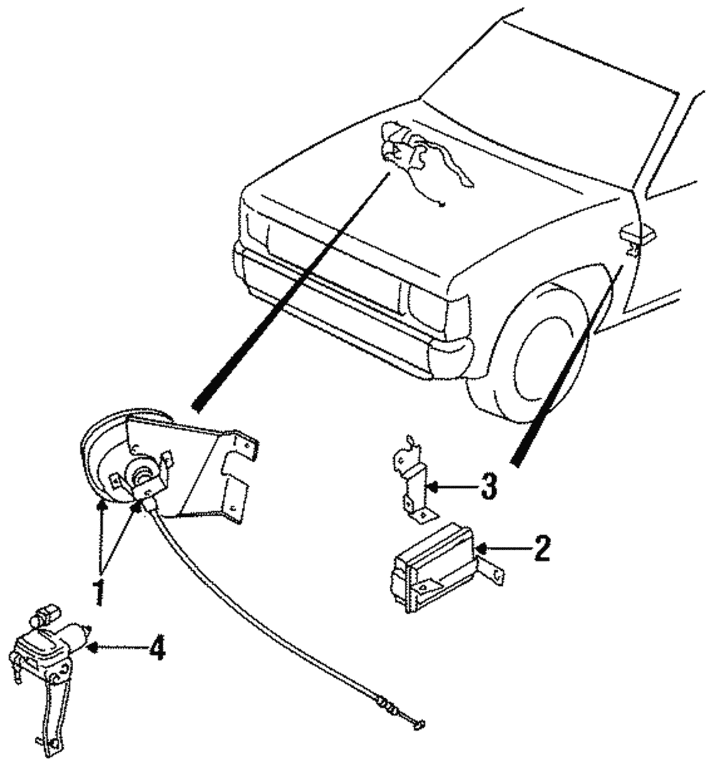 1994-1997 Nissan Cruise Control Actuator 18910-1S700 | Parts