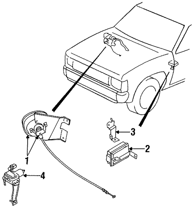 189101S700 - : Cruise Control Actuator for Nissan Image