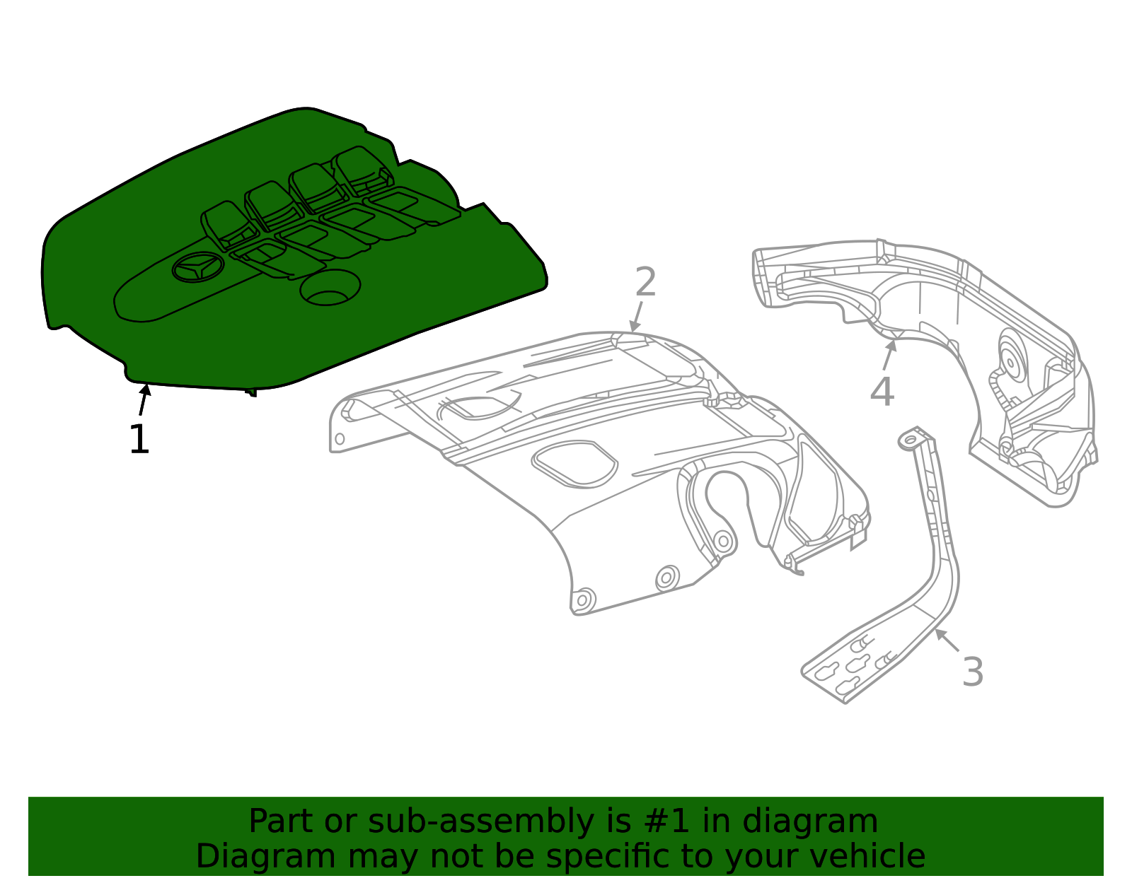Genuine Bosch Mercedes-Benz Exterior Mirror Cover – Left/Right – 2028208342