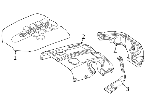 Engine Appearance Cover for 2020 Mercedes-Benz GLE 580 #0