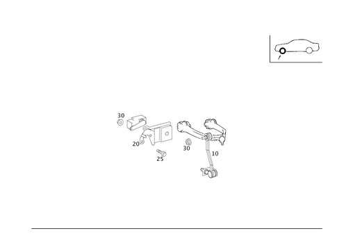 Regulation of Dynamic Headlamp Range Control, Front for 2003 Mercedes-Benz CL500 #0
