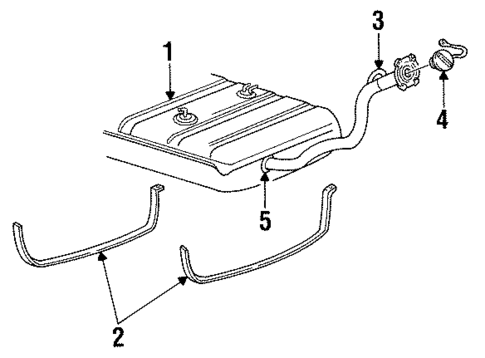 Fuel System Components for 1988 Dodge Caravan #0