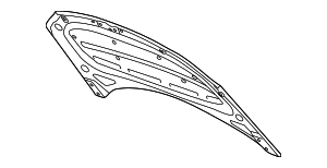 7P6823031A - Unclassified: Hood for Volkswagen: Touareg Image