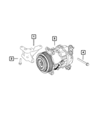 6509285AA - Air Conditioners and Heaters: Hex Flange Head Bolt for Mopar Image