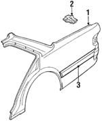 6160122970 - Body: Outer Panel for Toyota: Cressida Image