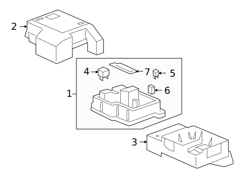 Flasher Units, Fuses, & Circuit Breakers for 2010 Chevrolet Silverado 1500 #0