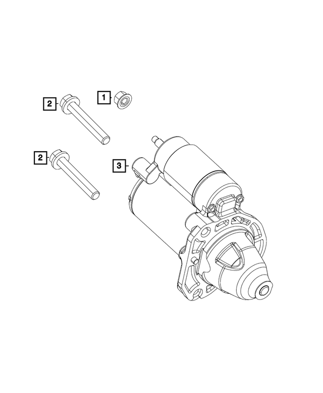 6102225AA - Electrical: Hex Head Screw And Washer for Mopar Image