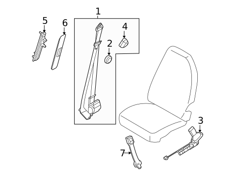 Seat Belt for 2023 Ford E-450 Super Duty #0