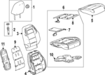 26425397 - : Seat Back Cover for GM Image