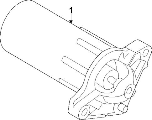 Starter for 2017 Volvo S60 Cross Country #1